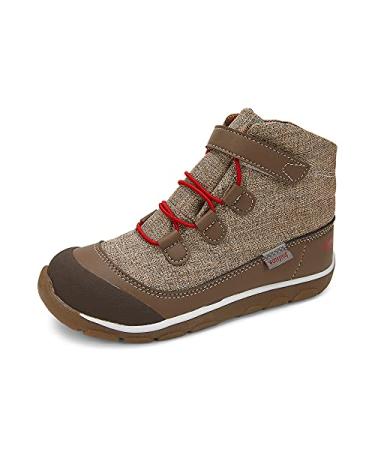 See Kai Run Kids Sam Waterproof Hiking Boot Little Kid (4-8 Years) 11 Little Kid Brown/Red