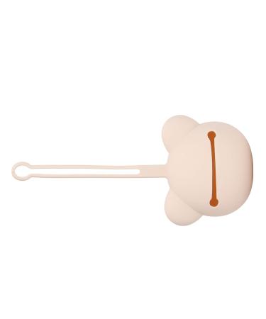 Silicone Pacifier Case for Travel | Baby Pacifier Storage Bag | Milk Tea Color Accessories for Boys & Girls - Buy Online on GoSupps.com