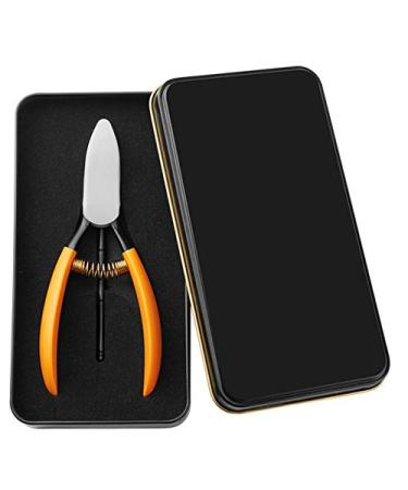 RIYAN Toenail Ingrown Nail Set Cuticle Nipper Clipper Edge Cutter Manicure Scissor Tool Pedicure Orange