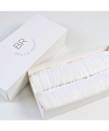 Organic Cotton Rounds Makeup Remover Pads - 200 Pack | Eco-Friendly Lint-Free Compostable & Ultra Soft for Nail Polish Removal - Triple Layer Quality - Buy Online on GoSupps.com