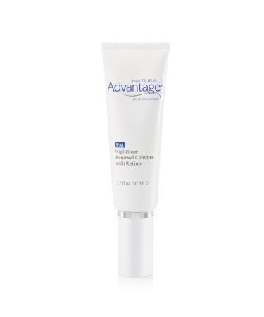 Natural Advantage Nighttime Renewal Complex   with Retinol  Shea Butter  and Vitamin E   For Enlarged Pores and Uneven Skin Tone   1.7 Ounces by Jane Seymour