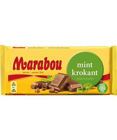 Marabou Mint Brittle 200 G Cocoa Almond 200 g (1 pack)