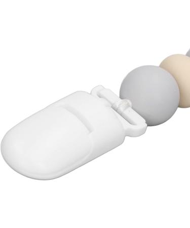 KUIDAMOS Pacifier Strap Leash Clip  Baby Pacifier Clips Reduce Teething Pain Silicone Soft Durable Help Stabilize Mood Tactile Perception (Pink) - Buy Online on GoSupps.com