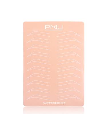 5PCS Silicone Fake Skin Ombre Powder Brows Practice Sheet - Eyebrows Tattoo Microblading Shading Eyebrows Silicone