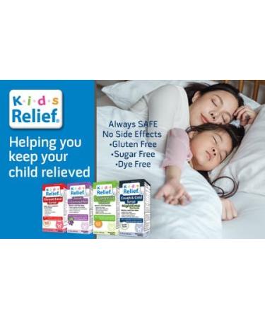 Kids Relief Cough & Cold Syrup, Relaxing Nighttime Formula for Kids 0-12, for Dry and Productive Cough, Caramel Flavor, Dye Free, No Added Sugar, 3.4 Fl Oz (Pack of 1) - Buy Online on GoSupps.com