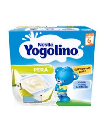 LOGAN "Pear dairy dessert suitable for babies from 6 months YOGOLINO from Neslt 4 x 100g