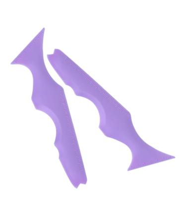 Ipetboom 2pcs Silicone Beauty Ruler Eye Shadow Birthday Crown Boy Women Eyeliner Stencils Template Board Face