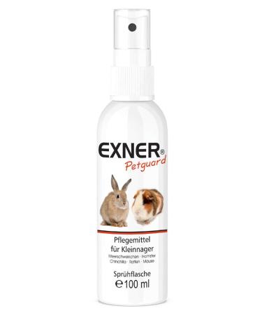 Exner Petguard Animal care for rodents - care products in the event of itching hair loss inflammation parasites yield mites & fungal attack - biological & natural - 100 ml spray bottle - Buy Online on GoSupps.com