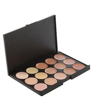 Buy Boolavard 15 Color Concealer Palette Kit with Free Brush - Best Contour Face Cream for Flawless Makeup - International Shipping Available - Buy Online on GoSupps.com