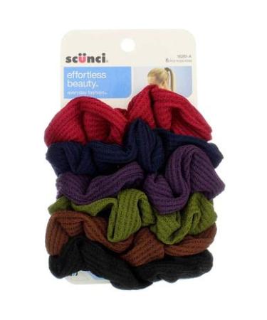 Scunci Mini Waffle Twisters - Assorted Colors (6 Pack) | Stylish Hair Accessories - Buy Online on GoSupps.com