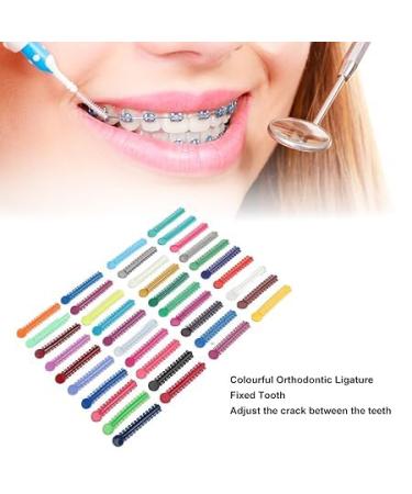 Orthodontic Ligature Ties for Brackets - Elastic O-Rings & Bands | 2080 Mixed Color Ties for Braces - International Shipping Available - Buy Online on GoSupps.com