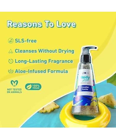 SLS-Free Shower Gel | Nourishing Body Wash for Women & Men | Aloe-Infused with Beachy Fragrance | Soft & Smooth Skin (240 ml - Buy Online on GoSupps.com
