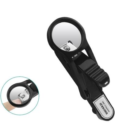 CAREOR Nail Clippers with Magnifying Glass Stainless Steel Fingernails & Toenails Clippers for Elderly Professional Nail Trimmer Reduce Eye Strain (Black) - Buy Online on GoSupps.com
