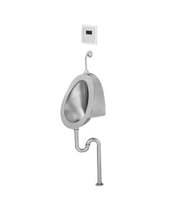 High-Efficiency Flushing Adult Stainless Steel Urinal Automatic Induction Wall-Mounted Urinal with Flush Valve Deodorant and Anti-Blocking Public Toilet Urinal Used in