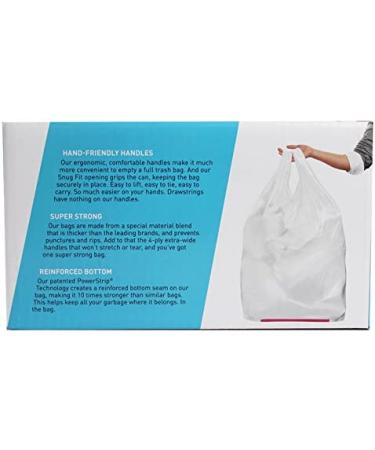 90 Pack 8/13/30 Gallon Plastic Trash Bags Extra Large Strong Drawstring Trash  Bags for