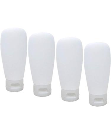 Lurrose 4PCs 60ml Travel Bottles - Refillable Silicone Containers for Shampoo Conditioner Lotion & Body Wash - Safe and Convenient Travel Accessories - Buy Online on GoSupps.com