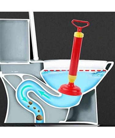 Zhong Powerful Bathroom Clog Cleaner - Toilet & Sink Drain Blaster Air Pump Plunger | Suction Cup Pipe Cleaning Tool - Fast International Shipping - Buy Online on GoSupps.com