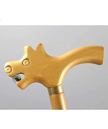 SilteD SilteD Old Man Walking Stick Wooden Faucet Walking Stick Anti-Skid Walking Aid Cane Trekking Pole Crutches - Buy Online on GoSupps.com