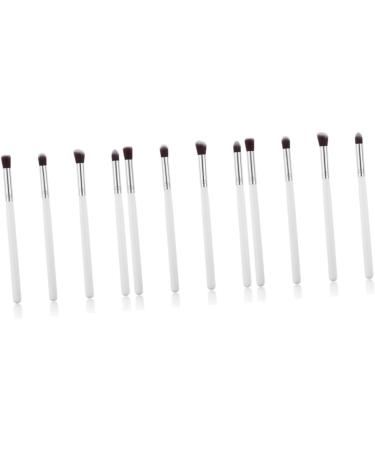 Healeved 12 Pcs Eye Make-up Brush Kit Eye Eyeshadow Brush Concealer Brush Makeup Brushes Eye Kits White - Buy Online on GoSupps.com