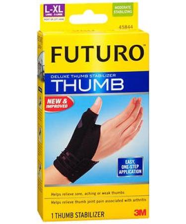 Futuro Deluxe Thumb Stabilizer L-XL Moderate 45844EN - 1 each Pack of 6