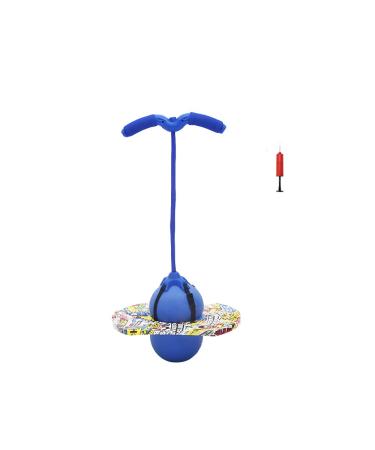 Christoy Pogo Ball with Handles for Kids & Adults, Pogo Balance Bounce Ball,Pogo Trick Board for Girls and Boys Ages 6 and up (Bule-Colourful) - Buy Online on GoSupps.com
