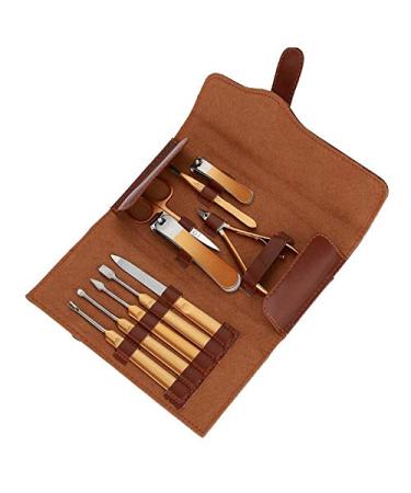 Nail Clipper Set Professional Stainless Steel Nail Nail Clippers Set Nail Manicure Pedicure Tools for Gift Utility 10 Pieces Nail Clipper Kit