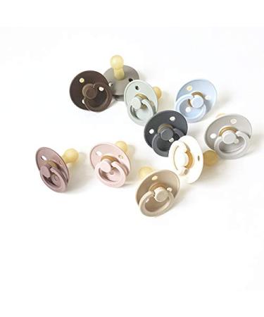 Bibs Colour Pacifiers - Pack of 2 (Smoke/Beige) | Best International Shipping Available - Buy Online on GoSupps.com