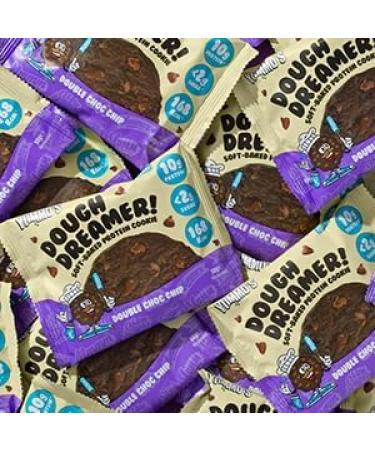 Yummo's Dough Dreamer Vegan Protein Cookie (12x50g) - Double Choc Chip Flavor - Buy Online on GoSupps.com