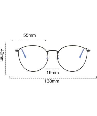 Blue Light Blocking Photochromic Glasses - Vintage Metal Frame Color Changing for Computer Reading & Gaming - Buy Online on GoSupps.com
