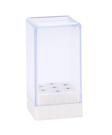 7 Big Holes Storage Organizer Box for Nail Tools | Display & Organize Nail Polishing & Drilling Heads | Essential At-Home Nail Grinding Accessories - Buy Online on GoSupps.com