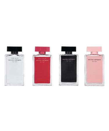 Narciso Rodriguez for Her 4 Piece Mini Splash Gift Set for Women For Her EDT EDP Fleur Musc Pure Musc - Buy Online on GoSupps.com