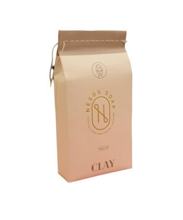 Nesos Extra Virgin Olive Oil Soap with Clay | Natural & Nourishing | International Shipping - Buy Online on GoSupps.com