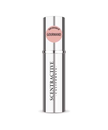 CA Perfume Impression of Emra Gourmand For Women & Men Fragrance Concentrated Long Lasting Eau de Parfum Spray Refillable Glass Atomizer Bottle 0.17 Fl Oz/5ml-X1 EMRA GOURMAND 0.17 Fl Oz (Pack of 1)