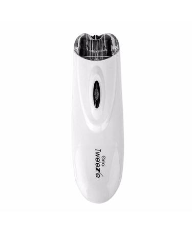 Qiningxia Tweezers Facial Hair r Epilator Easy No Pain Electric Hair Trimming  White & Black  Medium