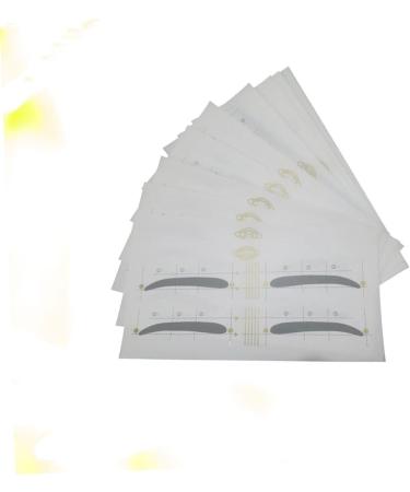 FOMIYES 24 Pcs 48 Eyebrow Makeup Tools Eyebrow Card Eyebrow Template Sticker Stencil Eyebrow Trimming - Buy Online on GoSupps.com