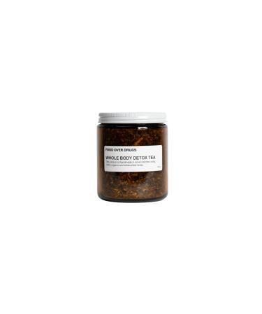 Food Over Drugs Whole Body Detox Tea Regeneratively Grown High Potency Detox Tea for Everyday Detoxification and Cleansing Body Cleanse 100% Vegan Handmade in the USA