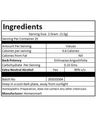 homeomart.com Echinacea Angustifolia Homeopathy Pellets (Pills) in 30C Potency Pack of 3 - Buy Online on GoSupps.com