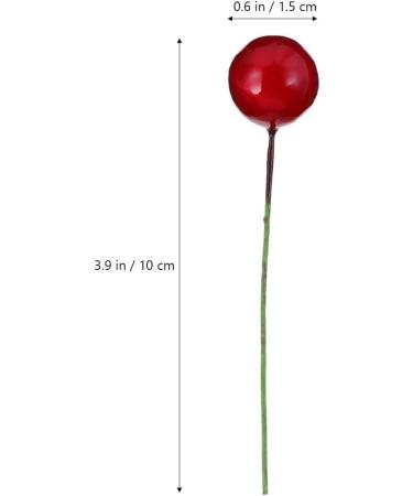ABOOFAN 432 Pcs Diy Foam Red Fruit Berry Fall Berries for Crafts Red Berries Nativity Decor Faux Berries Branches Christmas Tree Filler Christmas Craft Wreath Pick Artificial Accessories - Buy Online on GoSupps.com
