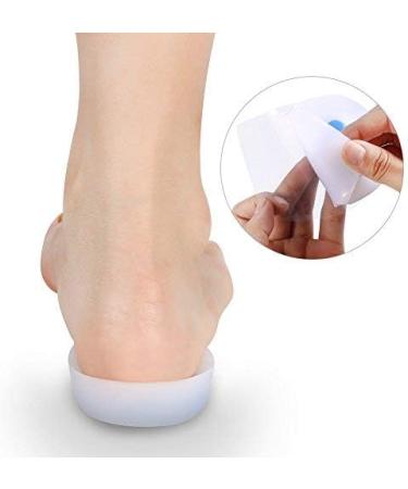 Super Soft Heel Pillow Gel Inserts - Orthotic Cushion for Plantar Fasciitis Relief (EU Size 39-44) - 2 Pairs of Heel Support - Buy Online on GoSupps.com