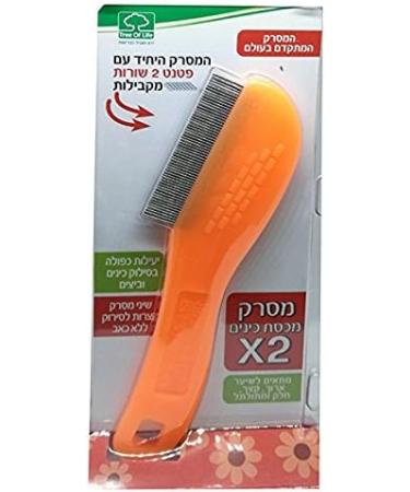 Double Row Lice Comb - Highly Effective Patented Tool for Removing Lice and Nits - Buy Online on GoSupps.com