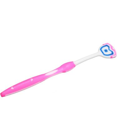 Buy Ergonomic Silicone Tongue Cleaner Brush - 10 Pack Long Handle for Adults (Pink) | International Shipping - Buy Online on GoSupps.com