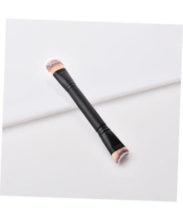 Housoutil Blush Brush Poweder Brush Dual Ended Brush Makeup Brush Cosmetics Brush Double Brush Wooden Eyes - Buy Online on GoSupps.com