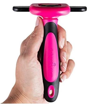 Dakpets Dog Brush | Professional Undercoat Brush for Dogs & Cats | Stainless Steel Long-Haired Pet Grooming Tool | Perfect for Pink-Loving Pet Owners - Buy Online on GoSupps.com