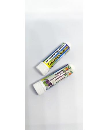 KleverKlover Aromatherapy Nasal Inhaler Stick (4 Pcs) - Black Currant Orange & Menthol Essential Oil Blend | Essential Oils for Motion Sickness - Buy Online on GoSupps.com