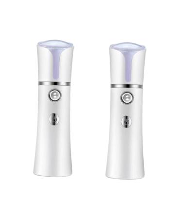 Hemoton 2 pcs white steamer for face face steamer sprayer face cleaner facial spa steamer