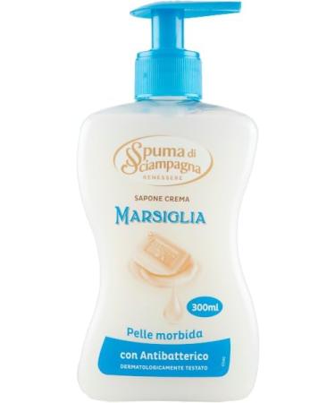  Italian Gourmet E.R. Champagne Foam Marseille Cream Soap Savon cr me de marseille 3 x 300 ml + Italian Gourmet Pulp 400 g - Buy Online on GoSupps.com