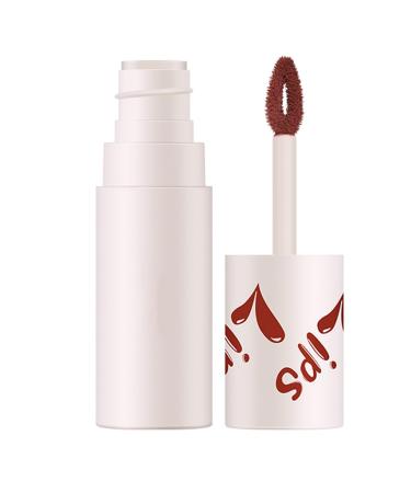 drburpily Matte Lipstick Long Lasting Smudge Resistant Blusher Lip Mud Makeup for Dual Use Type 3