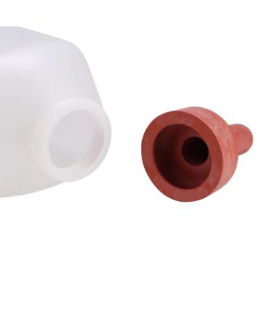 Calf Bottle with Push-On Nipple - 2L Milk Feeder for Nursing Baby Cows - Buy Online on GoSupps.com