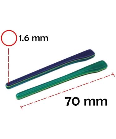 Vekker Yewear Leg: Blue Glasses Accessories - 2 Pairs of End Tips & Iron Ear Stockings for Thin Metal Frames - Buy Online on GoSupps.com