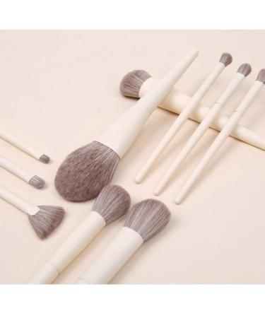 Beauty Tools Set: 10 Milk Yellow Makeup Brushes for Concealer & Eye Shadow - International Shipping Available - Buy Online on GoSupps.com